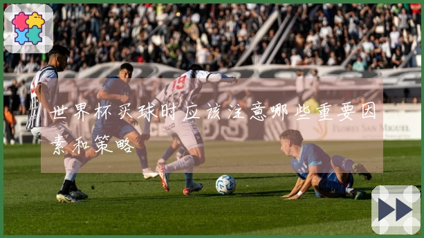 世界杯买球时应该注意哪些重要因素和策略
